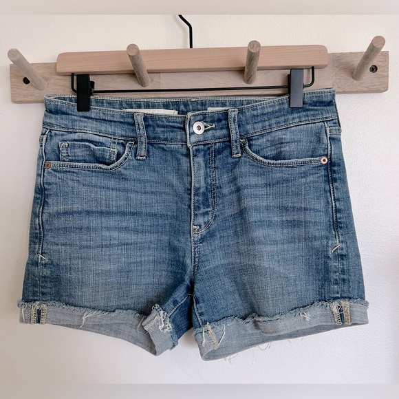 Pilcro and the Letterpress Jean Shorts - Picture 1 of 3